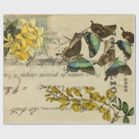 Butterfly French Decoupage posters