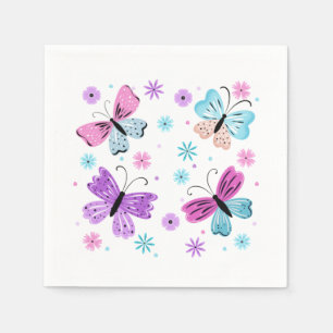 Butterfly Friends Napkin