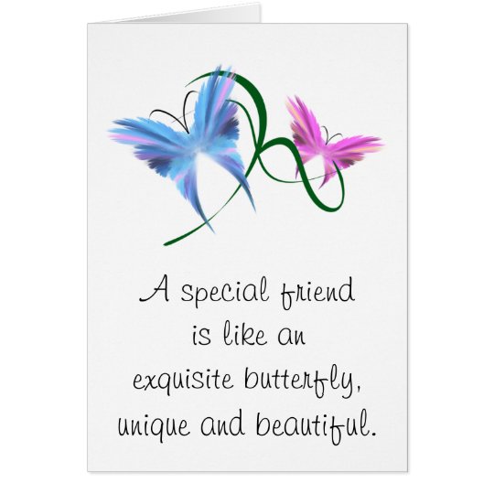 Butterfly Friendship Notecard