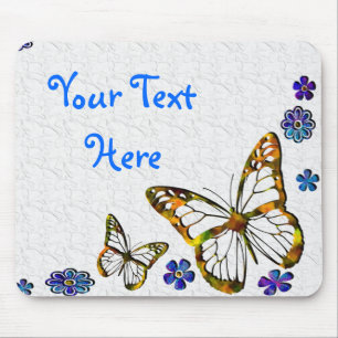 Butterfly Frost Mouse Mat