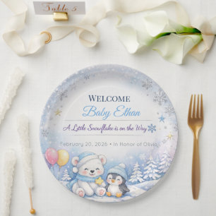 Butterfly Frozen Party Plates Disposable Set