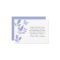 Butterfly Funeral Note Card Flat Bereavement Note