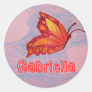 butterfly, Gabriella sticker