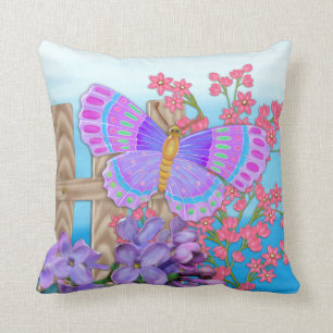 Butterfly Garden 3D Whimsey Cushion