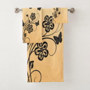 Butterfly Garden Bath Towel Set