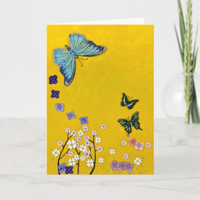 Butterfly Garden Card (Front)