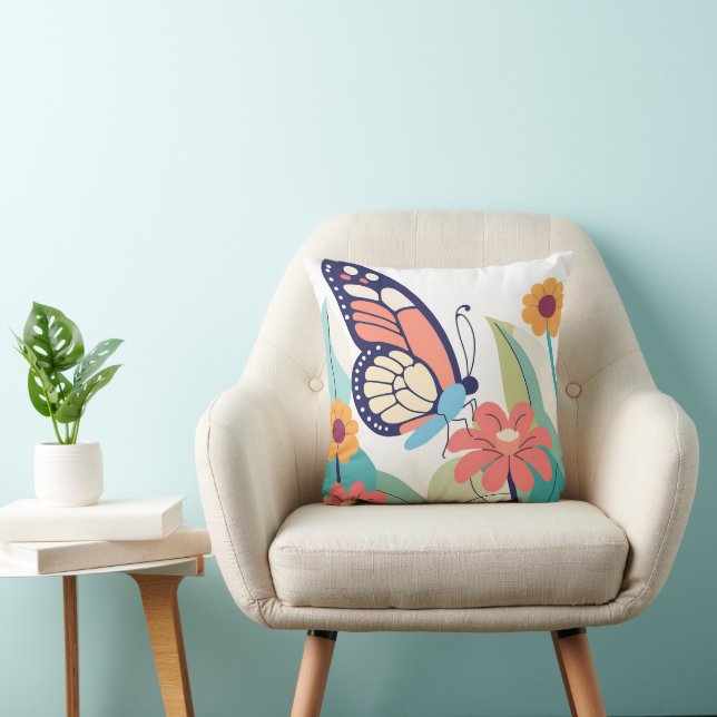 Butterfly Garden Cushion (Chair)