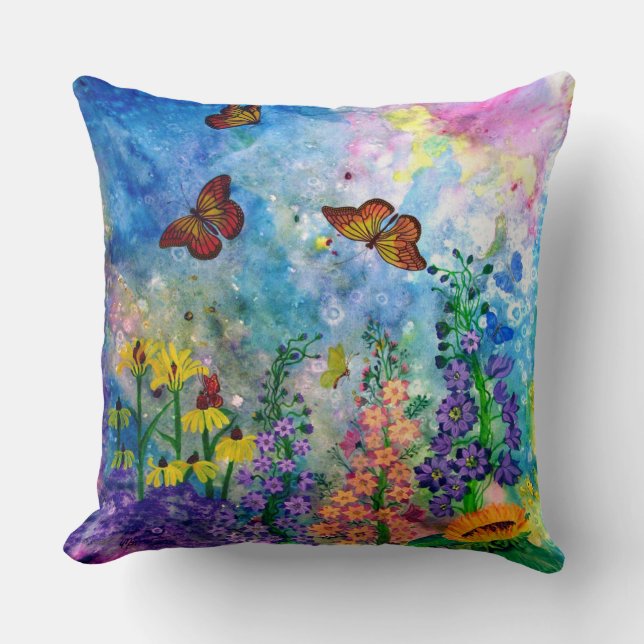 Butterfly Garden Cushion (Front)