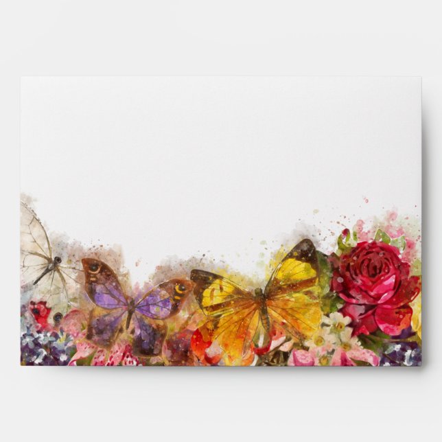 Butterfly Garden Envelope (Front)