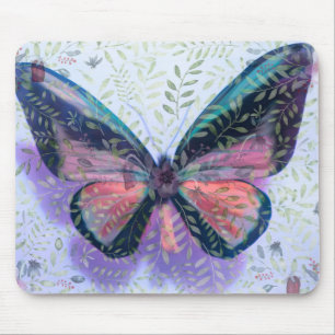 Butterfly Garden Fantasy Mouse Pad