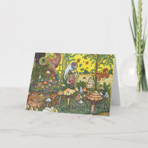 Butterfly Garden Greeting Card