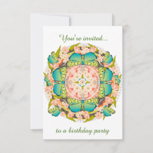 Butterfly Garden Invitation