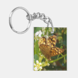 Butterfly Garden Keychain