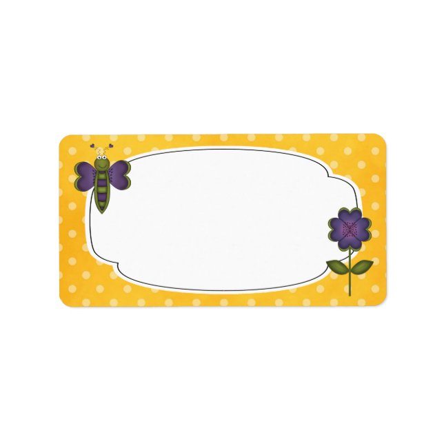 Butterfly Garden Label (Front)