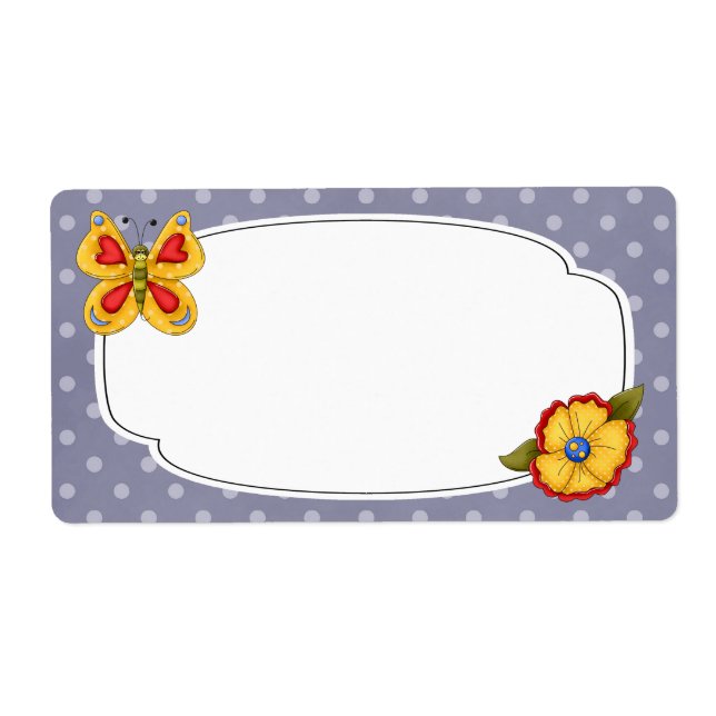 Butterfly Garden Label (Front)