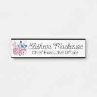 Butterfly Garden Light Blue Office