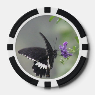 Butterfly Garden Poker Chips