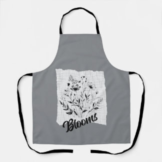 Butterfly Garden Sketches  Apron