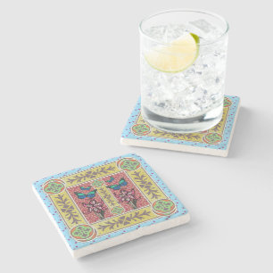 Butterfly Garden Stone Coaster