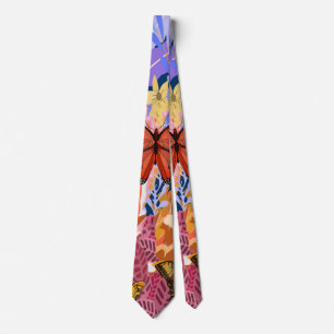 Butterfly Garden Tie