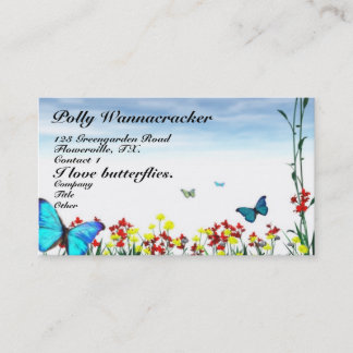 Butterfly Gardeners in Spring Business Card