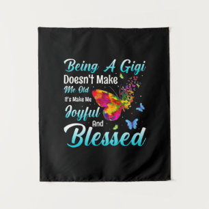 Butterfly Gift Being A GiGi Tapestry