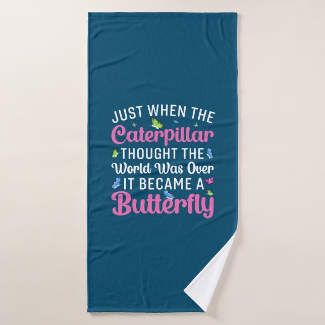 Butterfly Gift | It Became A Butterfly Bath Towel (Bath Towel)