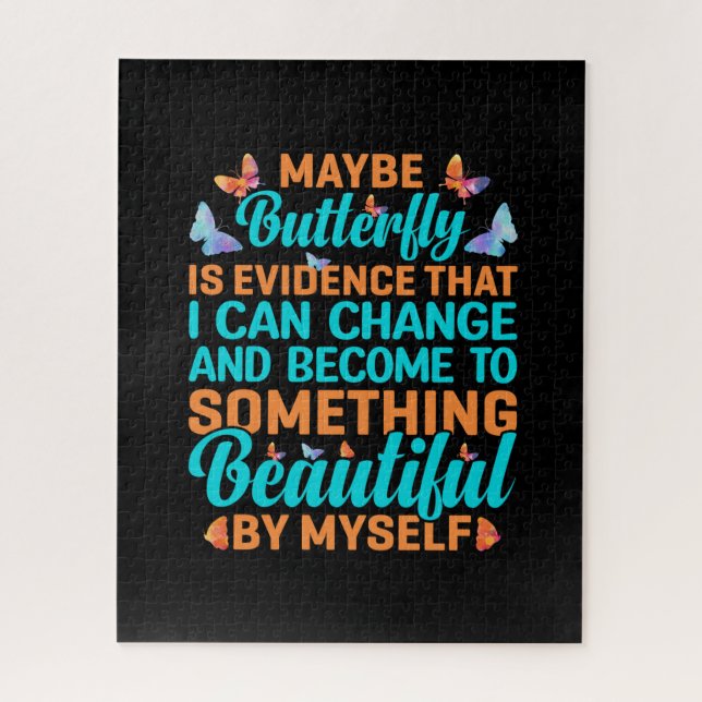 Butterfly Gift | Maybe Butterfly Jigsaw Puzzle (Vertical)