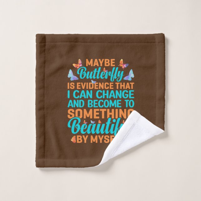 Butterfly Gift | Maybe Butterfly Wash Cloth (Wash Cloth)