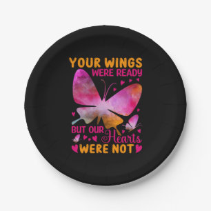 Butterfly Gift   Our Wings Were Ready Paper Plate