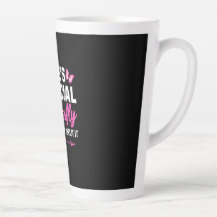 Butterfly Gift She Is A Social Butterfly Latte Mug
