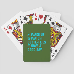Butterfly Gift Wake Up What Butterfly Playing Cards