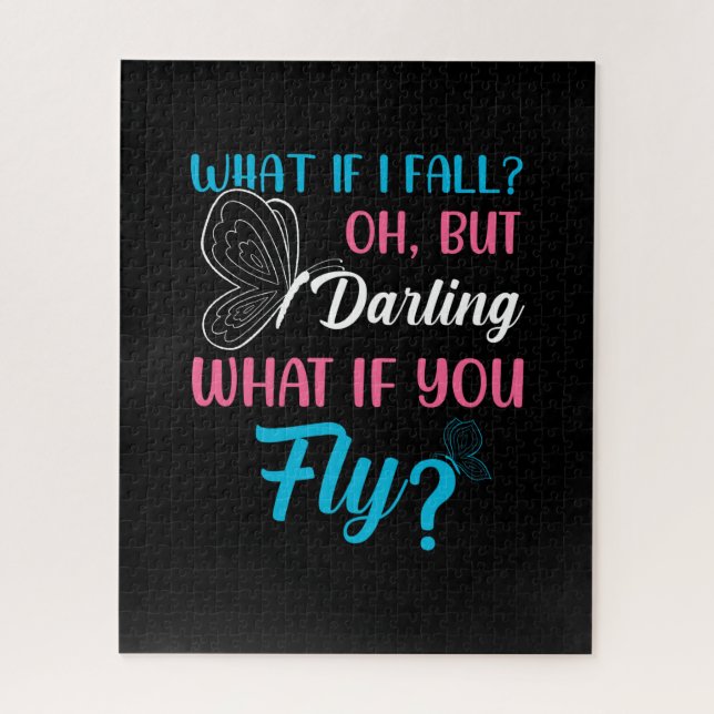Butterfly Gift | What If You Fly Jigsaw Puzzle (Vertical)