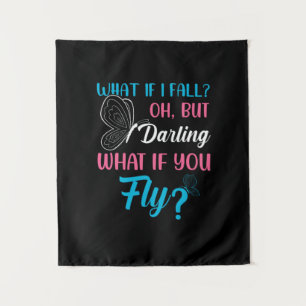 Butterfly Gift   What If You Fly Tapestry
