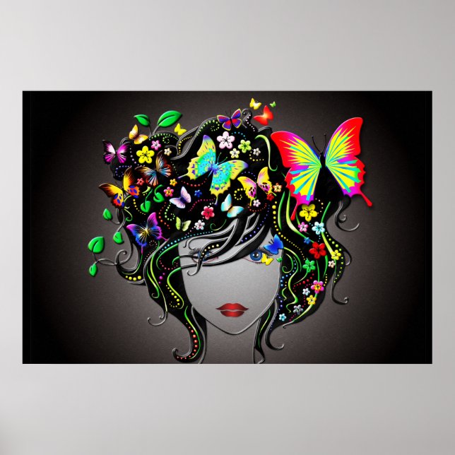 Butterfly Girl 1 Poster (Front)