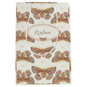 Butterfly Girl Baby Shower  Medium Gift Bag