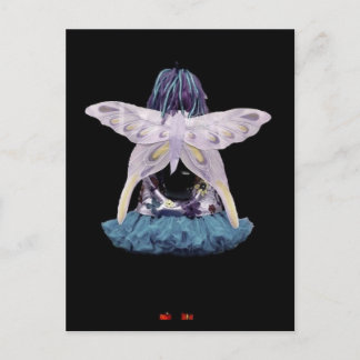 Butterfly Girl Postcard