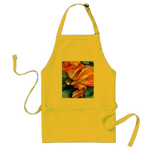 Butterfly girl surreal original fantasy art standard apron