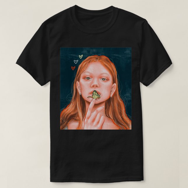 Butterfly Girl T-Shirt (Design Front)