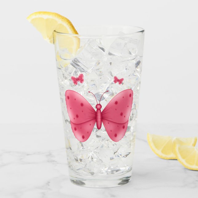 butterfly glass cup (Front Ice)