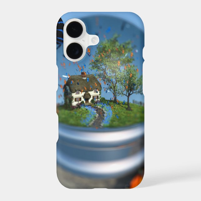Butterfly Globe iPhone Case (Back)
