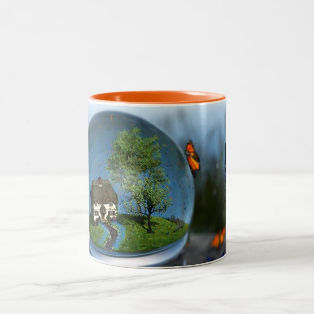 Butterfly Globe Mug (Center)