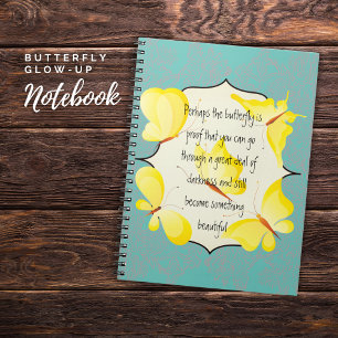 Butterfly Glow-Up Notebook  Your Daily Inspiration