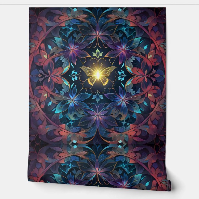 Butterfly Glow  Wallpaper (Unrolling)