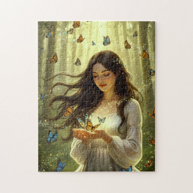 Butterfly Goddess Jigsaw Puzzle (Vertical)