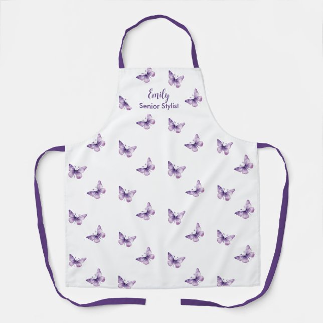 Butterfly Grace Stylist Apron (Front)