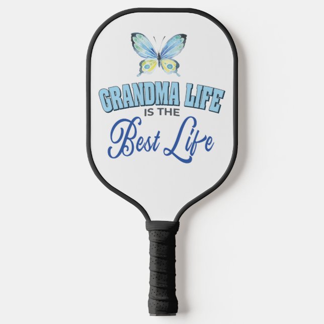 Butterfly Grandma  Pickleball Paddle (Front)