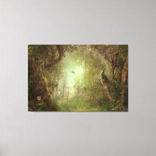 Butterfly Grove Wrapped Canvas