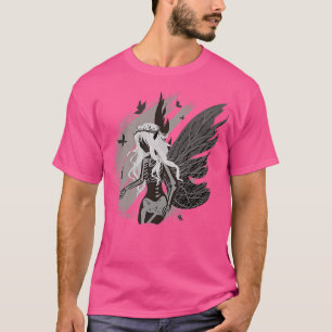 Butterfly Grunge Fairycore Aesthetic Skeleton Dark T-Shirt