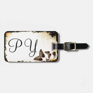 Butterfly Grunge Luggage Tag